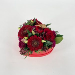 Valentínsky kvetinový box mini